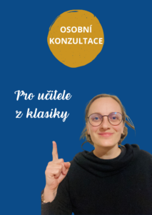 OSOBNÍ KONZULTACE pro učitele z klasiky